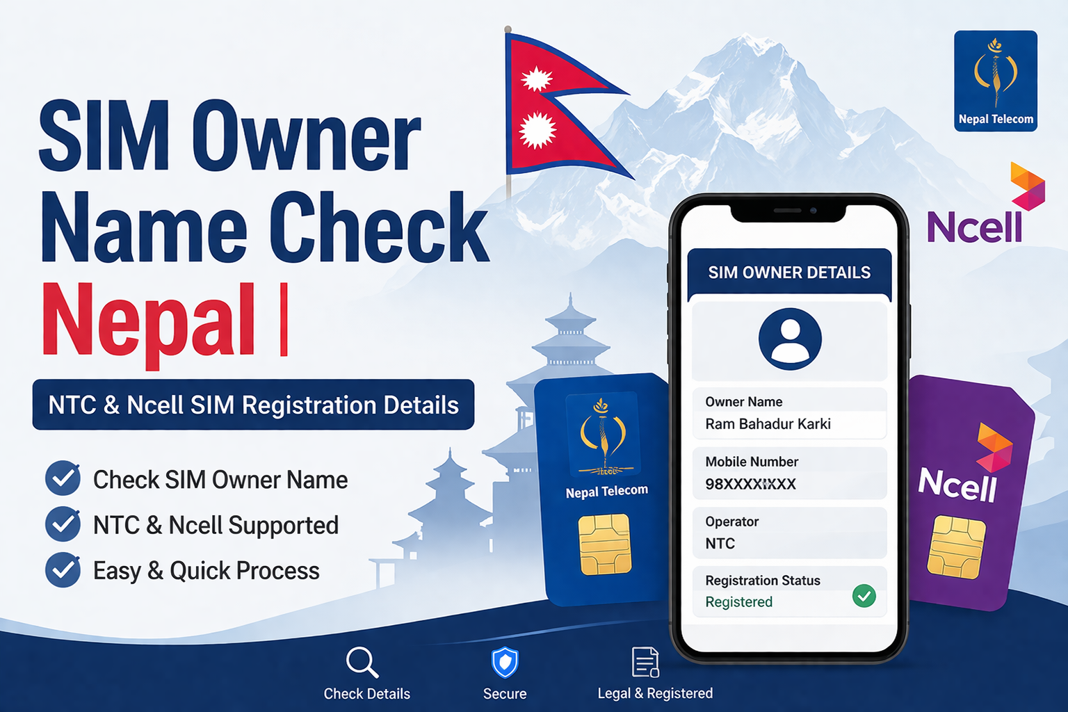 How to Check SIM Owner Name in Nepal