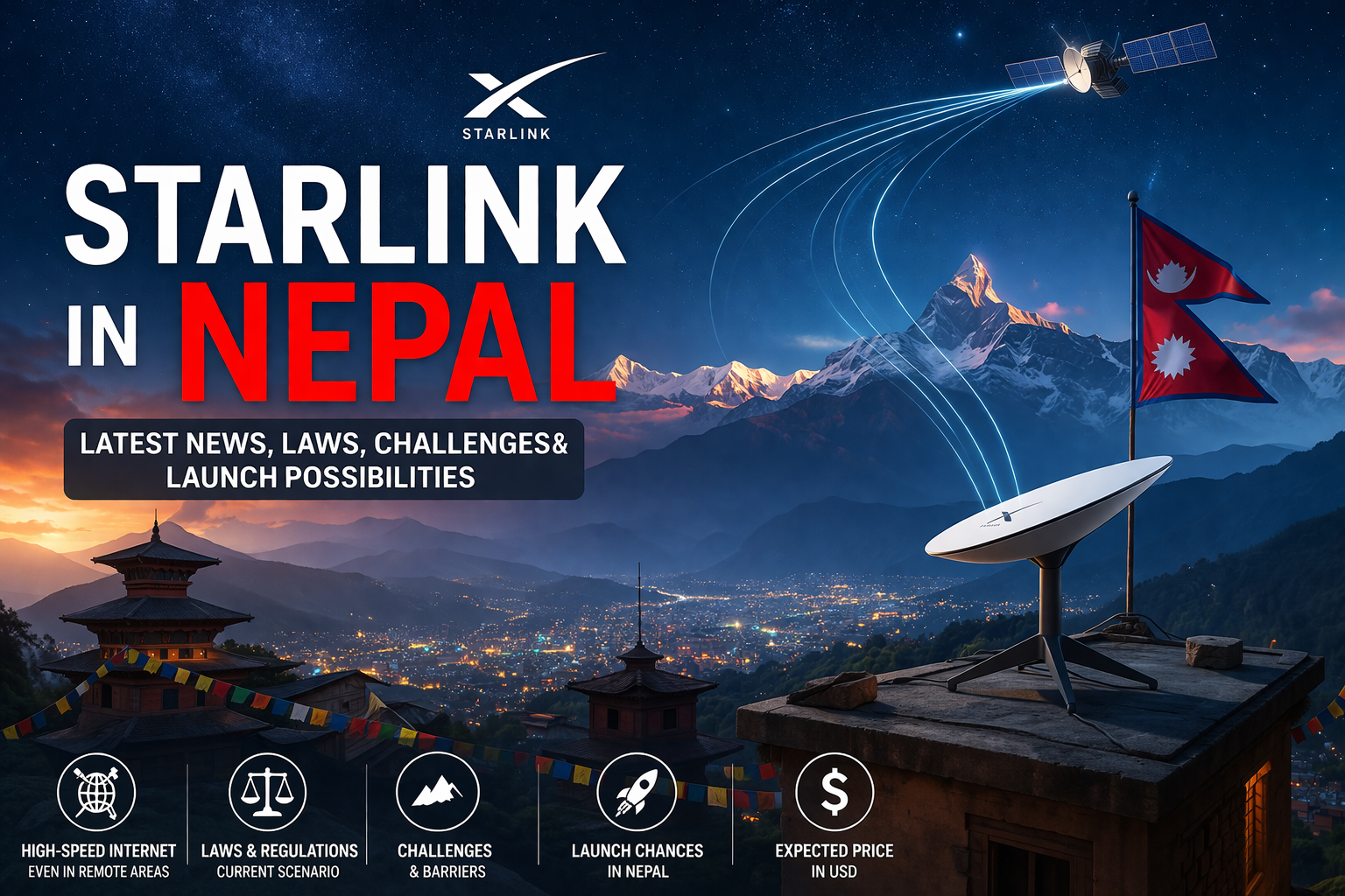 Starlink in Nepal: Expected Price, Availability, and NTA Update